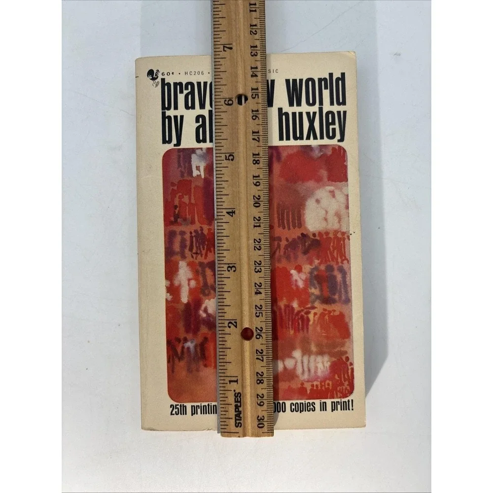 Vintage‎ 1946 Brave New World by Aldous Huxley 25th printing Bantam paperback